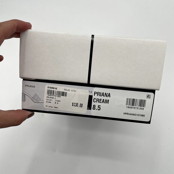DOLCE VITA New in Box Priana Block Netural Heels in Cream // 8.5 - Picture 11 of 12